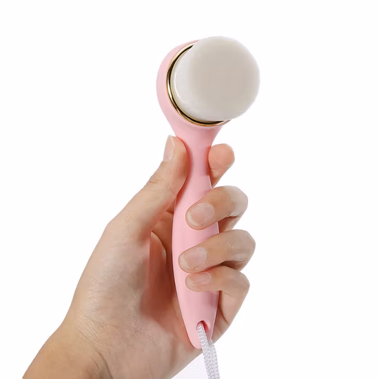 Strumento di bellezza OEM Vendita calda Pennello per fondotinta Fibra artificiale Pinceau Maquillage Rosa Mini Set da viaggio Pennello per trucco facciale