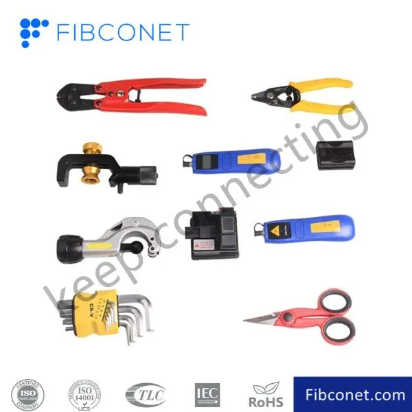 Fibconet praktischer FTTH Fibra Ottica Splicing Tool Case Box Tool Kir